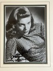 Vintage Lauren Bacall Hand Signed Photo Framed Autograph Hollywood Actress Rare