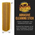 Dura-gold Abrasive Cleaning Stick For Sanding Discs Sandpaper Belts  Skateboards