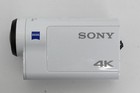 Sony Fdr-x3000 Action Cam Junk  No Power  Missing Usb Cover  Used