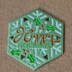 Happy Holidays Christmas Walmart Employee 2016 Hogeye Vest Jacket Lapel Pin