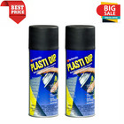  2 Pack  Plasti Dip Rubberized Matte Black Spray Automotive Coatings  11oz
