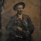 Pair Of Antique Tintype Photographs