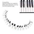 Removable 88 Key Piano Keyboard Note Labels Colorful Notes Guide Letters Sticker