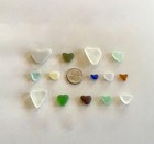 Genuine Beach Sea Glass Perfectly Heart-shaped Beautiful Colors Surf-tumbled