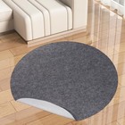 Non-slip Rug Pads round 5 Ft Waterproof Extra Large Area Rugs Non Skid Rug Pad 