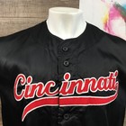 Vintage Starter Cincinnati Baseball Satin Jersey Mens Large Sleeveless Top