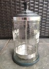 Vtg Barber 8  King Research Hospital Barbicide Plus Disinfectant Jar Blue Base