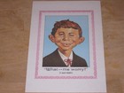Mad Magazine   Alfred E  Neuman            Original Color Portrait        1980 s