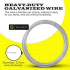 Galvanized Solid Wire 9gax50  12gax100  14gax100   16gax200 Silver  High Quality