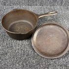 Vintage Bsr Birmingham Stove   Range 3 Qt Century Cast Iron Sauce Pan Pot