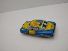Vintage Tin Litho Friction Toy Police Car 3  Long Made In Japan