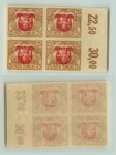 Lithuania 1919 Sc 57 Mnh Imperf Wmk 145 Block Of 4   E7008