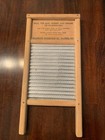 Vintage Dubl Handi Washboard Co  Columbus Ohio Wash Board 18x 8 5  Home Decor