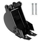 Attachments Mini Excavator  Ripper  Rake  Narrow Bucket  Plain Bucket  Thumb