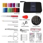 Sewing Kit Thread Threader Needle Tape Measure Scissor Thimble Home Travel 90x