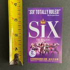 Six The Musical Promo Ad Flyer Handbill Pocket New York City Broadway 