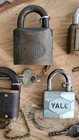 Antique vtg Padlock Lot Of  8  Most Have Keys 