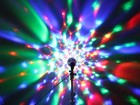 3w E26 Led Rotating Disco Ball Bulb  Remote Controlled Strobe Light