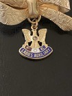 Foe Eagle Ladies Auxiliary Brooch Lapel Hat Pin Fraternal Order Of Eagles Bow