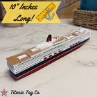 10  Queen Elizabeth Cruise Ship Model - Cruise Vacation Memorabilia   Nautical