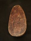 Vtg Papua New Guinea Gum Tree Small Tribal Wood Carved Mask Cowrie Shell Eyes 