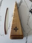 New  Unicorn Strings  Bowed Psaltery Instrument W  Bow   Accessory Bundle