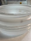 Vintage Light Fixture Ceiling 7 5    Opening 4 5    Tall Glass Ribbed