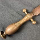 Vintage Brass Usn    us Navy   Letter Opener Nautical Maritime Desk Decor