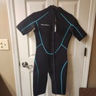 Seaskin Shorty Front Zip Wetsuit For Diving Snorkeling Surfing Swimming Size  m 