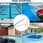 Pool Handrail Swimming Pool Stair Rail 304 Stainless Steel Hand Grip Cover Mount