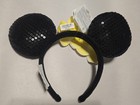 New Disney Parks Aulani Plumeria Minnie Mouse Sequin Hawaiian Ears Headband  wdw
