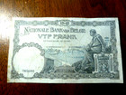 The National Bank Of Belgium 1938 5 Francs Banknote Circulated Fine