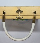 Vintage 60 s Enid Collins Poki Turtle Wooden Box Purse  slow Poke 