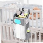 Hanging Diaper Caddy multi Compartment Diaper Caddy Large Capacity Crib Organize