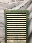 Single Antique Window 18x61 Louvered Door Shutter Pantry Shabby Vtg Old 531-26b
