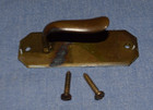 Antique Vintage Solid Brass Coat Hook Wall Mount W  Patina  3 1 8  W   Hardware
