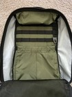 Goruck Xpac Gr1 21l Black W green Interior   Scars Molle Shoulder Fidlock Strap