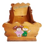 Vintage 1980 s Cabbage Patch Kids Wooden Custom Rocking Cradle  Baby Doll Crib