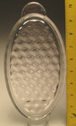 Vtg American  2056 By Fostoria Glass Clear Oval Handled Tray 10       Long 1915-86