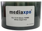Grade A 52x Cd-r 80min 700mb White Inkjet Hub Printable  shrink Wrap  Lot