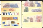 Great Britain Stamp Collection  30 Stock   Quad Pages  Interesting Lot  nb 