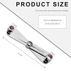 Scissor Fuel Line Disconnect Tool  3 8 Inch And 5 16 Inch Filter 2 In 1-1 Pcs