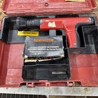 Hilti Dx350 Powder Actuated Nail Gun Fastening Tool Case Nails Vintage Works Red