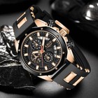 Men Watch Quartz Calendar Chronograph Luminous 3atm Waterproof Sport Wristwatch