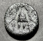 Alexander The Great  Gorgon Face Macedonian Shield helmet  14-15mm  Greek Coin