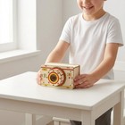 Slot-together Wooden Model Printed Details Wooden Camera Model Rounded Corners