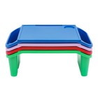 4 Pcs Set Kids Lap Desk Tray  Plastic Breakfast Laptop Trays With Side Pockets