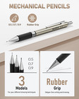 35pcs Art Mechanical Pencils Set  3 Pcs Metal Drafting Pencil 0 5 Mm   0 7 Mm  