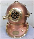 Brass Antique 18  Solid Steel Us Navy Mark V Marine Diving Divers Helmet Replica