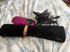 Dyson Corrale Hair Straightener Flat Iron W  Charging Dock   Travel Case  Pink